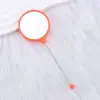 Nuevo espejo redondo pequeño de bricolaje, mini espejo lindo creativo con cuentas, de mano multicolor adorable portátil de alta definición
