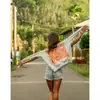 2025 Aliexpress Amazon Comercio Exterior Suministro Moda Casual Europea y Americana Sudadera con Capucha Tabla de Surf Sudadera con Estampado de Tortuga