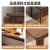 Mesa dupla pernas de madeira maciça mesa longa mesa de escritório apartamento pequeno quarto dormitório mesa de maquiagem para meninas mesa de computador