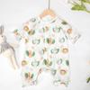 Ropa de Bebé para Primavera y Otoño, Ropa de Casa de Gasa de Algodón de Bambú Clase A, Mameluco para Recién Nacido, Mono para Bebé Niño, Pijama