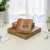 Ventas Directas de Fábrica Cajas para Pizza 7 8 9 10 12 pulgadas al por Mayor Desechables Comerciales para Llevar Cajas de Papel para Hornear