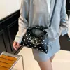Bolso de Mano Nicho con Lazo Versión Coreana Bolso Dumpling para Mujer 2025 Otoño Nuevo Moderno Versátil Elegante Bolso Bandolera de un Solo Hombro