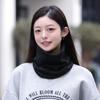 Bufanda Máscara de Oreja Colgante para Mujer Otoño e Invierno Corea del Sur Variada Cálida a Prueba de Frío Set para Cuello Bufanda Combinable Gruesa a Prueba de Viento Invierno