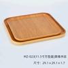 Plato de porcelana de imitación de veta de madera de estilo japonés, plato comercial para olla caliente de carne, plato de acompañamiento para barbacoa, plato occidental, platos de plástico, vajilla