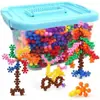 Bloques de Construcción Flor de Ciruelo 3D Tridimensional Copo de Nieve Giratorio Piezas Infantiles Ensamblados Ensamblados Preescolar Educación Temprana Juguetes Educativos Venta al por Mayor