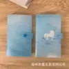 Álbum de tarjetas transparente tamaño A4 con 4 compartimentos para postales, álbum de fotos de 3 pulgadas, álbum de colección Polaroid, álbum de almacenamiento de boletos de tren y de cine