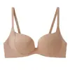 Ropa interior cómoda sin costuras, push-up y anti-caída, hace que los pechos pequeños parezcan más grandes, reduce los bultos laterales del pecho, espalda bonita, brasier sin varillas al por mayor