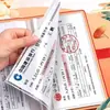 Libro de Almacenamiento para Libretas y Boletas de Depósito Regulares Nuevas 2025, Libro de Almacenamiento de Facturas Multifuncional, Artefacto de Depósito de Gran Capacidad