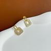 @Oferta Especial Coreanos Completamente de Diamante 2020 Nuevo Estilo Personalizados y Versátiles Cuadrados Aretes de Tachuela Completamente de Diamante, Modelo Descuento con Diamantes
