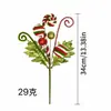 Vaso Decorativo de Galhos Torcidos de Pelúcia de Natal Decoração DIY Sala de Estar Arranjo de Flores Galhos Torcidos de Pelúcia de Natal