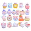 Postre Cerdito Pegamento Crema Resina Pequeños Accesorios Horquilla Accesorios DIY Accesorios Colgante Agujero Zapatos Zapatos Pequeña Flor