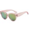 Nuevas gafas de sol para mujer, estilo retro europeo y americano, con montura grande, para hombre, de comercio exterior, anti-ultravioleta Toad