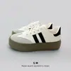 Zapatillas de Entrenamiento Alemanas para Mujer 2026 Modelo Nuevo Primavera y Otoño Suela Gruesa Versátiles Retro Moda Casual Venta al por Mayor Zapatos Blancos