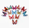 Mariposa Transfronteriza Plástico PVC Imitación Decoración de Muebles Capa Única Accesorios de Mariposa Pegatinas de Pared para Refrigerador Accesorios de Mariposa Al por Mayor