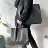 Bolsa de Ropa Casual Bolsa de Compras Eva Negro Café Manchas Logo Personalizado Bolso de Mano Bolso de Hombro Bolsa para Tienda de Ropa