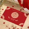 Tapete de Entrada Grande Alegria para Recém-Casados Tapete de Casamento Dupla Felicidade Tapete de Quarto Tapete de Cama Sala de Casamento Decoração de Casamento Capacho Tapete para Pés de Entrada