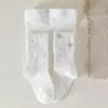 2026 Algodão Penteado Outono Novo Meninas Meia-calça Céu Estrelado Leggings Bebê Estrela Hexagonal