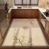 Tapete de Piso para Cozinha Wind Usado de Lama Diatomácea Absorvente de Água Antiderrapante à Prova de Óleo Limpável Resistente à Sujeira Sem Lavagem Tapete de Piso para Casa