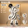 21cm Porquinho de Porcelana Pintado à Mão Graffiti Urso Violento Ornamento Artesanato Cerâmico Sala de Estar Gabinete de TV Gabinete de Vinho Decoração
