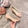 Novedad Primavera y Verano 2025 Zapatos de Tacón Alto Dulces y Cómodos para Mujer con Faldas, Tacones de Aguja Elegantes y Versátiles de Punta Baja Zapatos Mary Jane