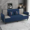 Sofá cama de tela para apartamentos pequeños, modelo moderno para salas de estar, propiedades de alquiler, apartamentos y tiendas de ropa, plegable simple de doble uso para una o dos personas