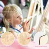Virutas de Madera Tallada Creativas para el Día de San Valentín Transfronterizo Colgantes de Decoración Navideña para el Hogar Hechos a Mano para Niños con Graffiti DIY