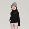 Ropa de Invierno Nueva para Niñas, Camiseta Base Elegante Otoño e Invierno 2024 Nueva para Niños Versátil Color Sólido con Volantes