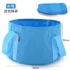 Bacia de Água Dobrável Portátil de Viagem Suprimentos Turísticos Balde para Mergulhar os Pés Sem Lavagem Saco para Lavar o Rosto Água ao Ar Livre