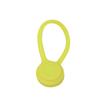 Organizador de cabos simples de silicone de cor sólida, armazenamento de cabos de dados, cabo de fone de ouvido de mesa, cabo de carregamento, braçadeira de fio, enrolamento de fio