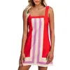Vestido de tirantes casual de verano 2026 de Amazon, nuevo estilo europeo y americano, comercio exterior transfronterizo, estilo resort costero para mujer
