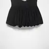 Ropa de Mujer Transfronteriza Verano 2026 Moda Europea y Americana Versátil Ajustado Estilo Globo Correa de Hebilla Top para Mujer A37137