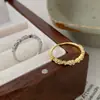 Anillo de Corazón Incrustado con Diamantes de Plata Esterlina S925 para Mujer, Diseño de Nicho Retro Japonés, Sensación de Alta Gama, Popular en Xiaohongshu