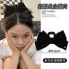 Princesa na Fuga Grab Clip Grande Arco Tubarão Clip Atmosférico High-end Grampo de Cabelo Estilo Coreano Feminino Elegante Acessórios para o Cabelo