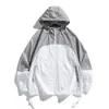 Roupas Masculinas Lktm # 2024 Verão Novo Roupa com Proteção Solar UPF50+ Masculina Tendência Combinação de Cores Jaqueta Fina de Seda Gelo para Exterior