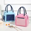 Lancheira Simples de Fábrica Grande Capacidade Bolsa de Almoço Portátil Bolsa Térmica Espessa com Folha de Alumínio para Estudantes, Crianças e Meninas