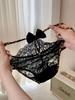 2025 Estilo Japonés Sexy Campana Hueca Estampado de Leopardo Encaje Braguitas para Mujer Empalmadas Puro Deseo Malla Cruzada Calzoncillos Transpirables