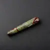 Bastão de Massagem de Cristal de Jade Natural, Bastão de Acupuntura para Planta do Pé, Olhos, Rosto e Corpo Inteiro Cristal Branco