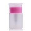 Frasco pequeno de pressão rosa capacidade disponível 60ml frasco de sucção limpador de água para lavar unhas frasco de sucção [frasco vazio]]