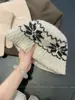 Gorro de Pescador Tejido de Lana para Mujer, Otoño e Invierno, Cálido, Hace que la Cara Parezca Más Pequeña, Gorro Tejido para Mujer, Gorro Tipo Cubo de Invierno para Cabeza Grande, Moderno
