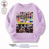Sprunki Music Rhythm Box Ropa Infantil Alrededor de Niños Grandes Otoño e Invierno Forro Polar Niños y Niñas Sudadera Cuello Redondo