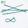 Brida para Cables, Atadura para Árboles, Hebilla Fija de Plástico para Plantas Trepadoras de Vid, Reutilizable Jardinería Jardín Atadura para Jardín