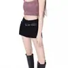 Shorts Negros para Mujer 2025 Nuevo Verano Cintura Alta Sexy Tallas Grandes Ajustados Casuales Cortos Hot Pants