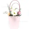 Corea del Sur Bolsa de papel kraft para flores Caja para arreglo floral Bolsa impermeable para arreglo floral Ramo trapezoidal Bolso de mano para ramo Planta suculenta Bolso de mano