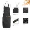 Delantal de Barbero Vaquero para Peluquería y Corte de Cabello, Antiadherente para Salón de Peluquería, Herramientas Domésticas para Permanente y Teñido de Adultos, Ropa de Trabajo Protectora para Permanente y Teñido