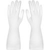 Guantes de Lavado para Cocina y Limpieza del Hogar con Diseños Imprimibles, Guantes Impermeables de Goma y Látex para Mujer, Resistentes al Aceite para Uso Doméstico