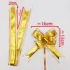 50 Flores de Tirar Mariposa Mate, Flores de Tirar con Cinta Grande para Navidad, Pascua y San Valentín, Lazos de Mariposa de Organza Transfronterizos