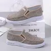 Zapatos Casuales de Lona Slip-On Nuevos para Estudiantes Primavera y Otoño 2025 Zapatos de Tela Estilo Old Beijing para Hombre Zapatos para Hombres de Mediana Edad y Mayores