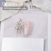 K9 Nuevo Super Flash Imitación Chino Fondo Plano Trapezoide Uña Arte Diamante Colorido Forma Especial Diamante Mini Pegatina de Uña Joyería de Diamante