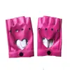 Guantes de Rendimiento para Hombres y Mujeres con Correas Largas de Cuerda y Remaches para Danza de Rendimiento Modelo Punk Pasarela Hip-Hop Cuero Nightclub Cos