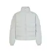 Chaqueta de Algodón de Color Sólido Estilo Americano con Cuello Alto para Hombres y Mujeres, Nueva de Invierno 2025, Chaqueta Puffer Corta Holgada Casual, Abrigo de Pareja